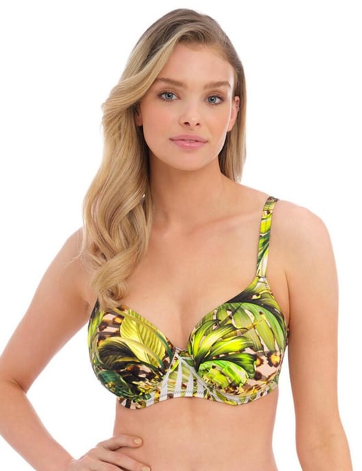 Fantasie Kabini Oasis Gathered Full Cup Bikini Top - Multi - Image 1