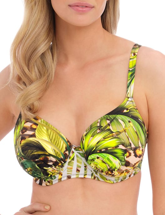 Fantasie Kabini Oasis Gathered Full Cup Bikini Top - Multi - Image 4