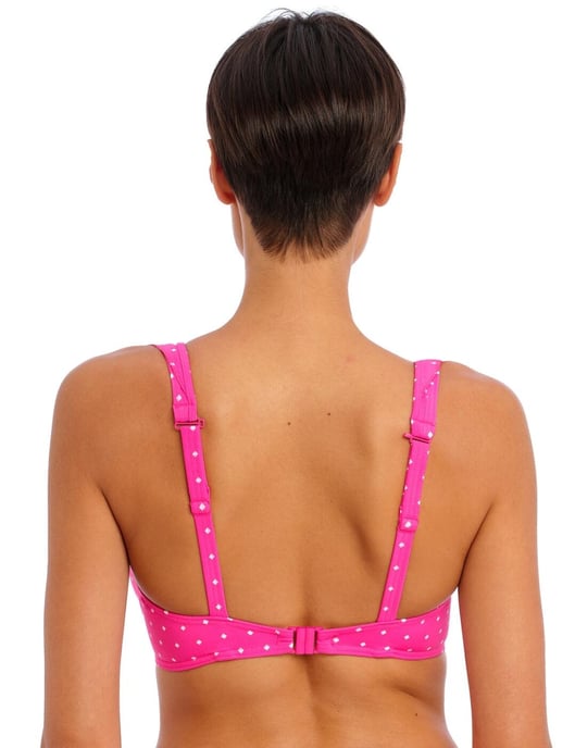 Freya Jewel Cove High Apex Bikini Top - Raspberry - Image 2