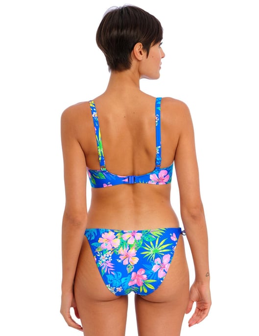 Freya Hot Tropics Plunge Bikini Top - Blue - Image 6