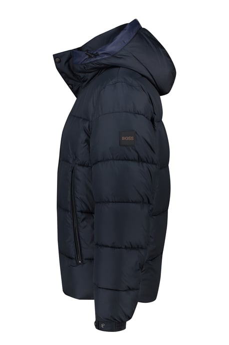 donkerblauw Boss winterjas Omaris gewatteerd - Image 3