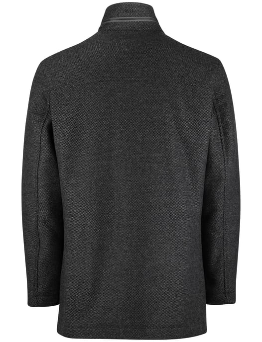 Manteljas BOSS Black H-Camron grijs navy wol - Image 2