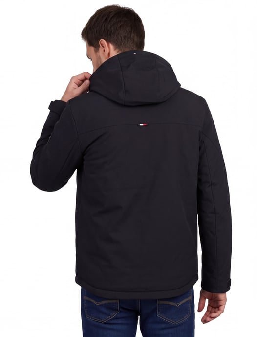 Tommy Hilfiger Winterjas Donkerblauw kort polyester - Image 2