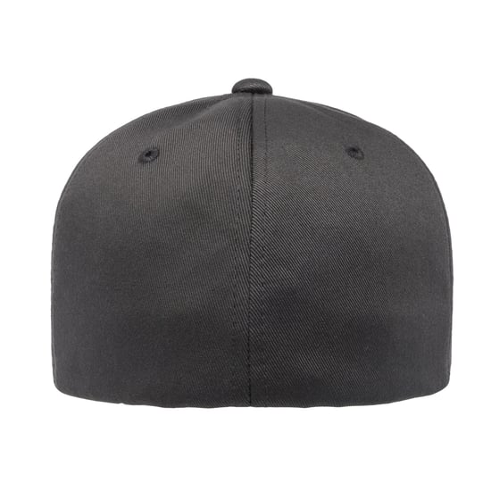 Flexfit Wollig Gekamde Baseballpet (Donkergrijs) - Image 2
