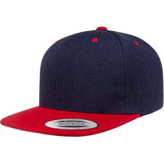 Flexfit Tweekleurige Snapback Cap (Marine / Rood) - Image 1