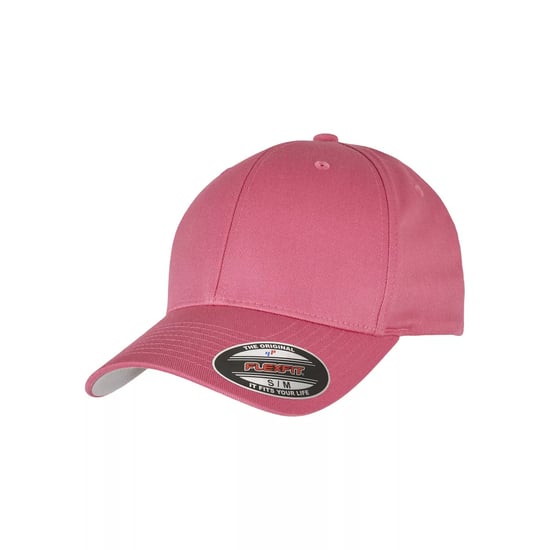 Flexfit Wooly Combed Baseball Cap (Dark Pink) - Image 1