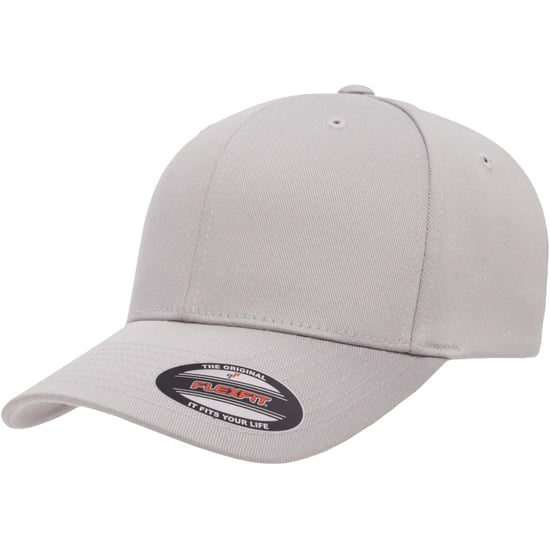 Flexfit Wollig Gekamde Baseballpet (Zilver) - Image 1