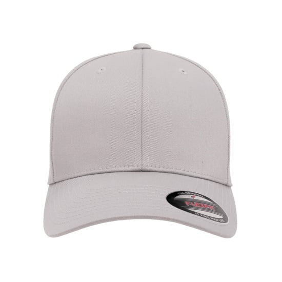 Flexfit Wollig Gekamde Baseballpet (Zilver) - Image 3