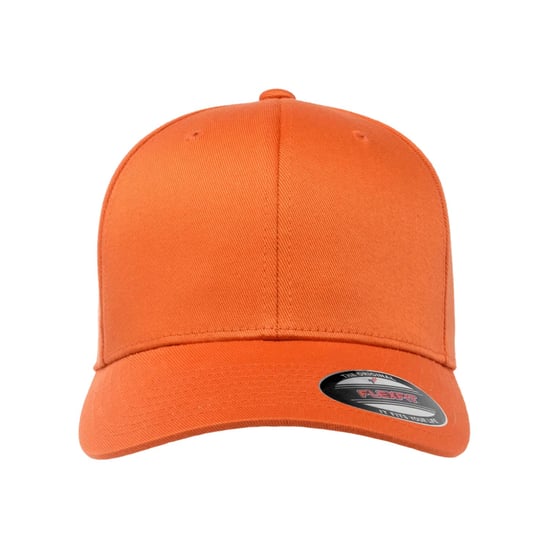 Flexfit Wollig Gekamde Baseballpet (Oranje) - Image 3