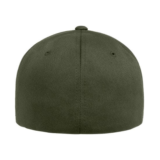 Flexfit Wollig Gekamde Baseballpet (Olijf) - Image 2