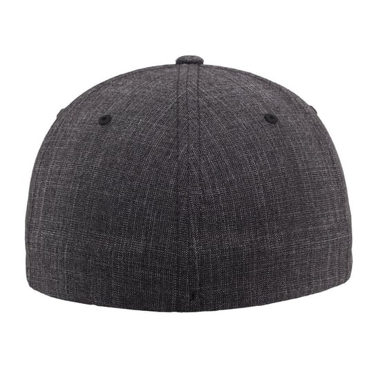 Flexfit Fijn gemêleerde Baseball Cap (Zwart) - Image 2