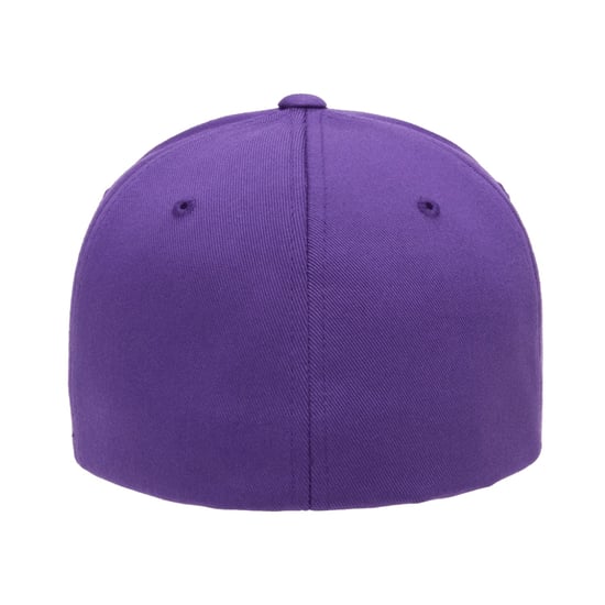 Flexfit Wollig Gekamde Baseballpet (Paars) - Image 2