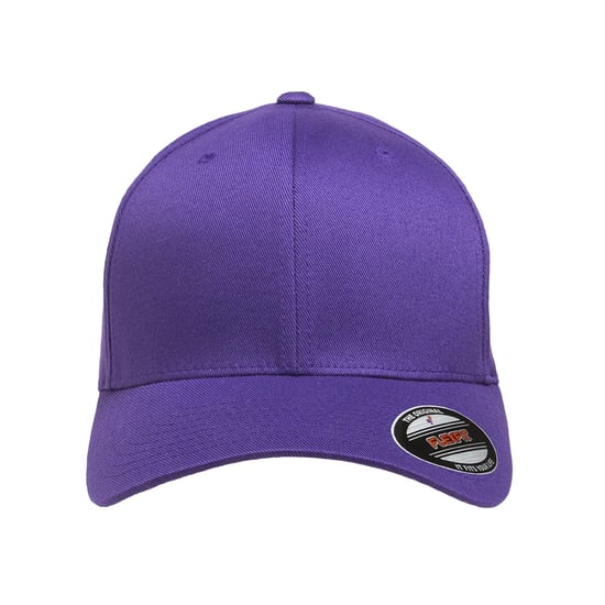 Flexfit Wollig Gekamde Baseballpet (Paars) - Image 3