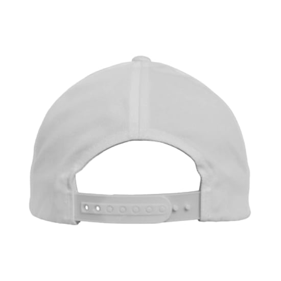 Flexfit Klassieke 5 Paneel Snapback Cap (Wit) - Image 2