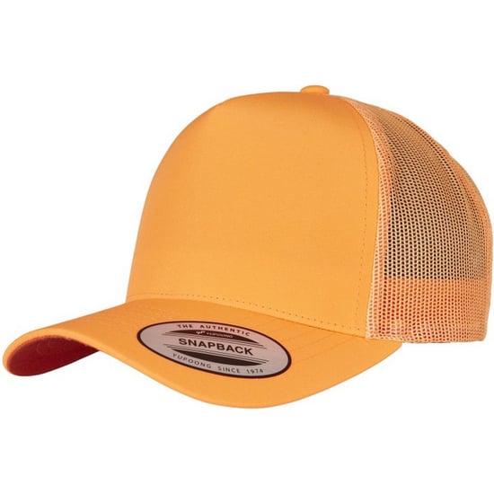 Flexfit Retro Trucker Hoed (Neon Oranje) - Image 3