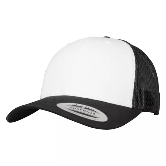 Flexfit Retro Trucker Pet (Zwart/Wit) - Image 1