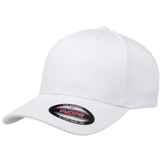 Flexfit Wollig Gekamde Baseballpet (Wit) - Image 1