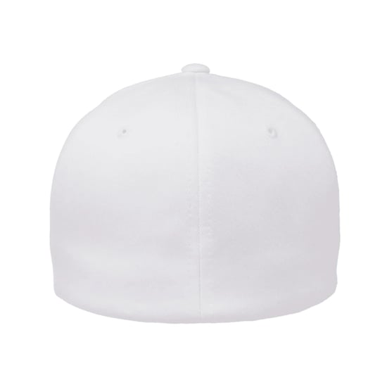 Flexfit Wollig Gekamde Baseballpet (Wit) - Image 2