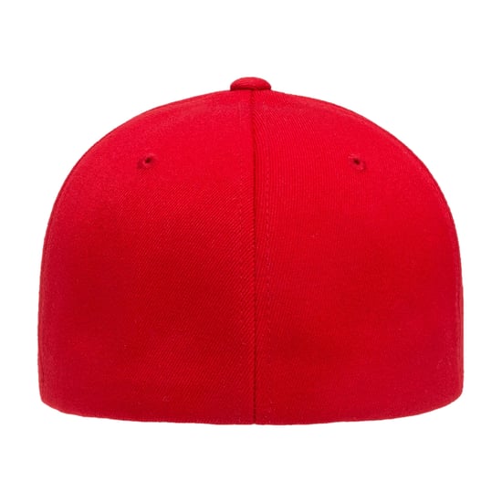 Flexfit Wollen Mengsel Honkbalpet (Rood) - Image 2