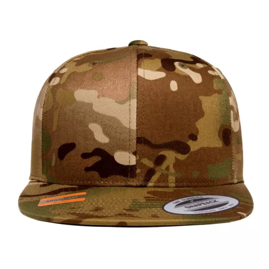 Flexfit Klassieke Camo Snapback Cap (Kaki Groen) - Image 1