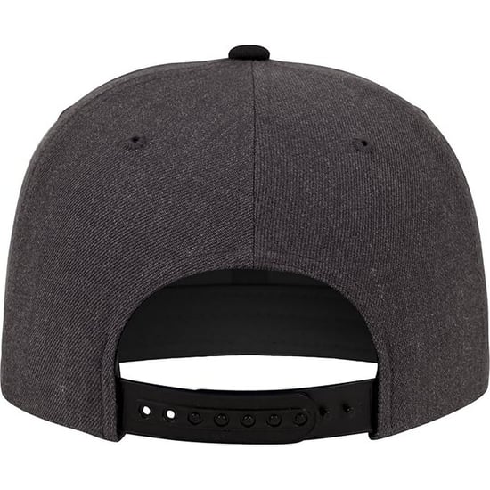 Flexfit Tweekleurige Snapback Cap (Houtskool/zwart) - Image 2
