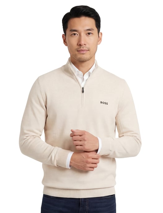 Boss trui half zip Green Momentum-X normale fit - Image 1