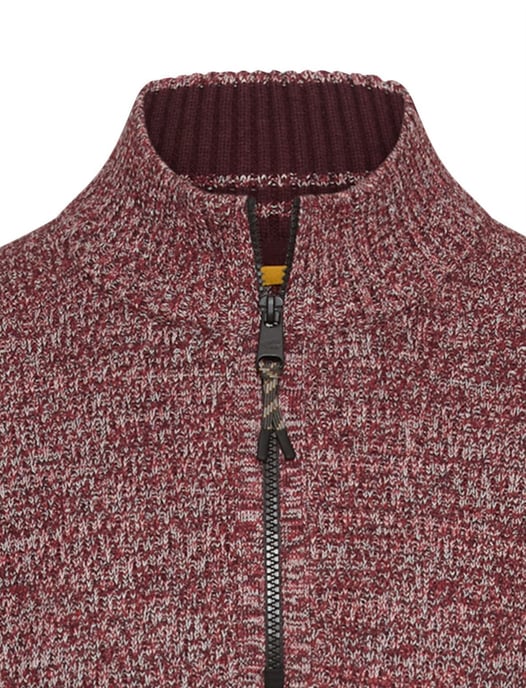 trui Camel Active half zip rood katoen - Image 3
