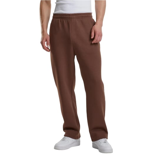 Urban Classics Heren Fluffy Joggingbroek (Chocoladebruin) - Image 1