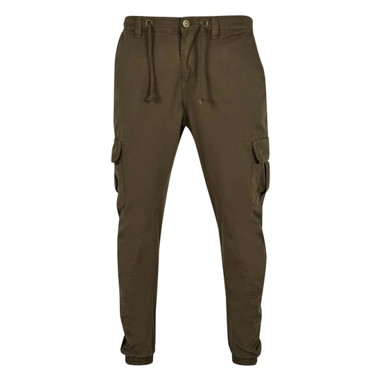 Urban Classics Effen Cargo Broek voor heren (Olijf) - Image 1