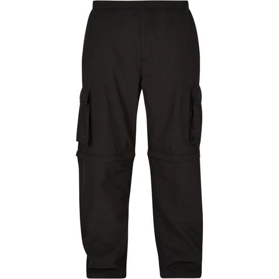 Urban Classics Cargo broek met rits voor heren (Zwart) - Image 1