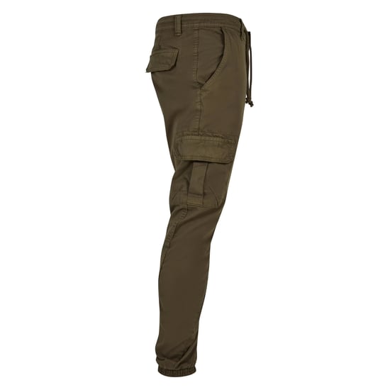 Urban Classics Effen Cargo Broek voor heren (Olijf) - Image 4
