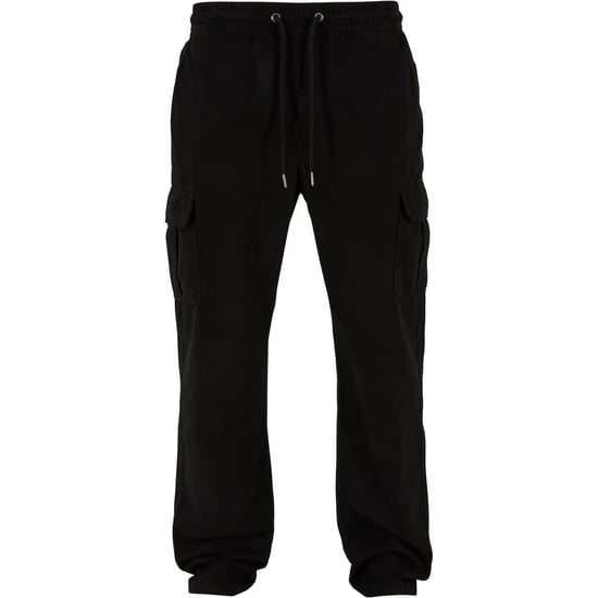 Urban Classics Katoenen Cargo Broek Heren (Zwart) - Image 1