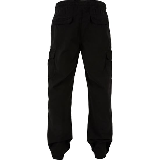 Urban Classics Katoenen Cargo Broek Heren (Zwart) - Image 2