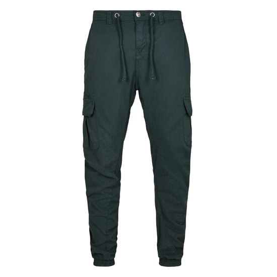Urban Classics Effen Cargo Broek voor heren (Fles groen) - Image 1
