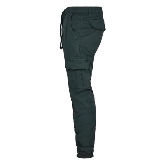 Urban Classics Effen Cargo Broek voor heren (Fles groen) - Image 3