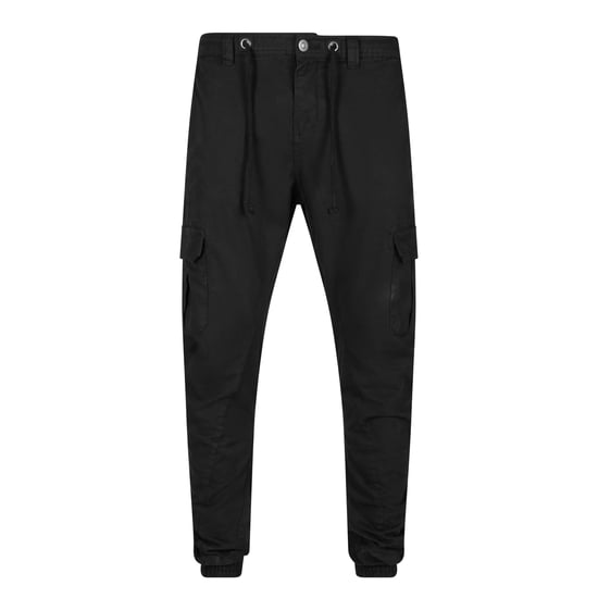 Urban Classics Effen Cargo Broek voor heren (Zwart) - Image 1