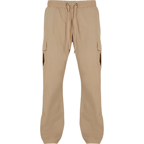 Urban Classics Heren Nylon Rechte Pijp Cargo Broek (Beton) - Image 1