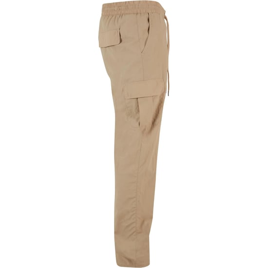Urban Classics Heren Nylon Rechte Pijp Cargo Broek (Beton) - Image 4