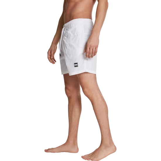 Urban Classics Heren Blok Zwemshorts (Wit) - Image 3