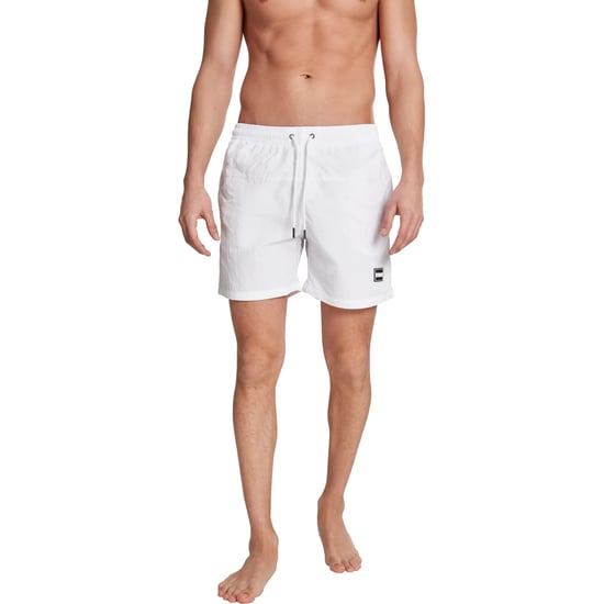 Urban Classics Heren Blok Zwemshorts (Wit) - Image 5