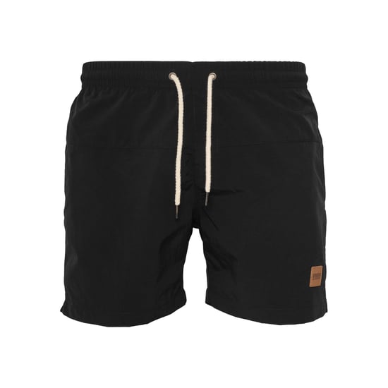 Urban Classics Heren Blok Zwemshorts (Zwart) - Image 1