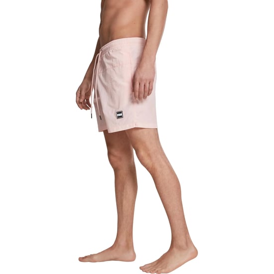 Urban Classics Heren Blok Zwemshorts (Roze) - Image 3