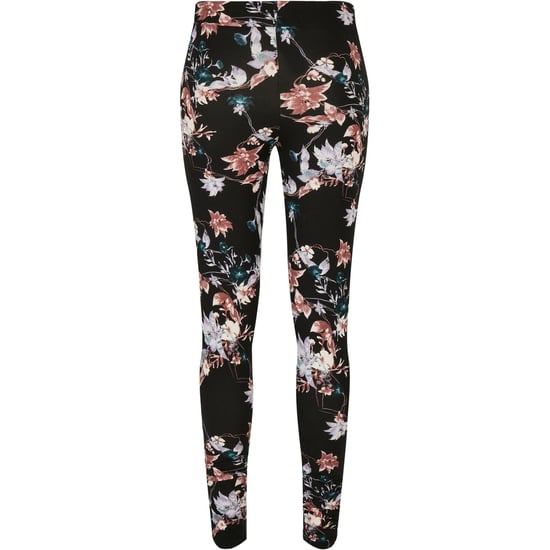 Urban Classics Womens/Ladies Soft Floral Leggings (Black) - Image 2