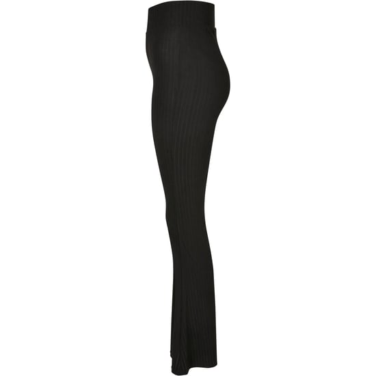 Urban Classics Dames/Dames Ribbed Uitlopende Legging met Hoge Taille (Zwart) - Image 3
