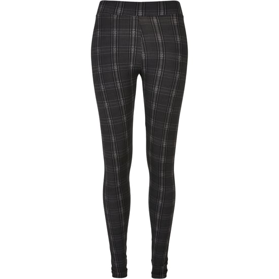 Urban Classics Dames/Dames Zachte Geruite Legging (Zwart) - Image 1