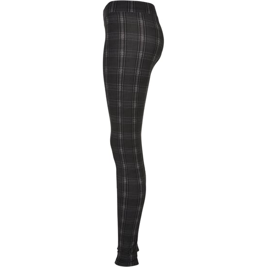 Urban Classics Dames/Dames Zachte Geruite Legging (Zwart) - Image 3