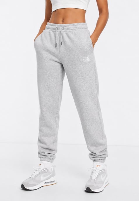 The North Face Essential Oversized Joggers in Light Grey - Image 1