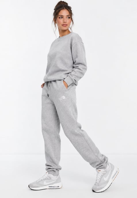The North Face Essential Oversized Joggers in Light Grey - Image 5