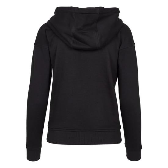 Urban Classics Dames/Dames Full Zip Hoodie (Zwart) - Image 2