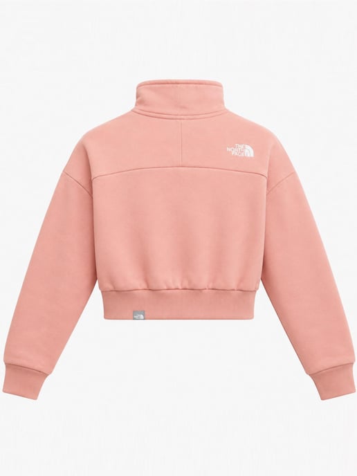 The North Face Womens 1/4 Zip Fleece Sweat in Rose Dawn - Image 5